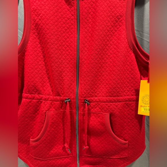 Ruby Rd. Red Sleeveless Vest - Picture 3 of 8